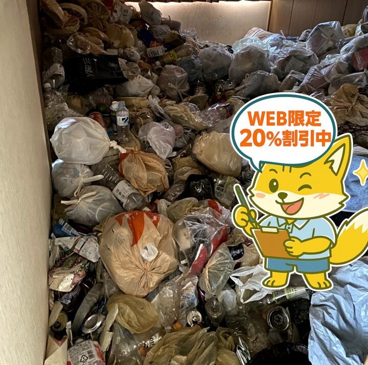 ゴミ屋敷片付け前の状態