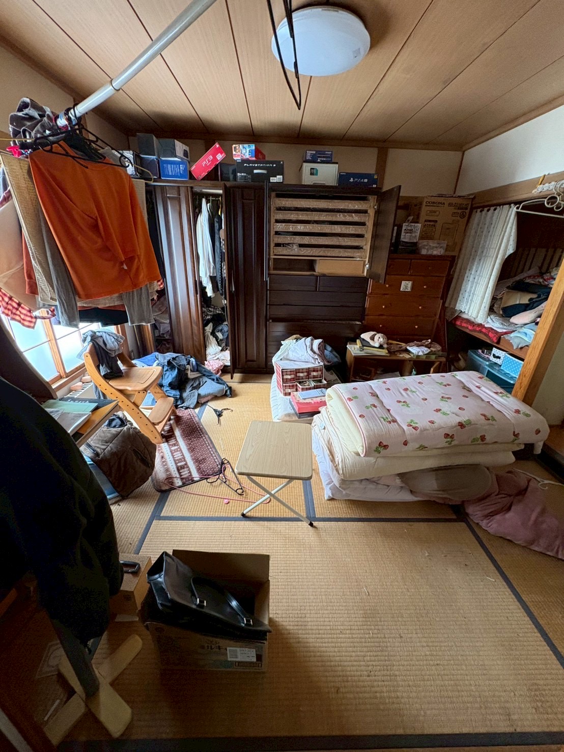 札幌市西区のダイニングの不用品回収前