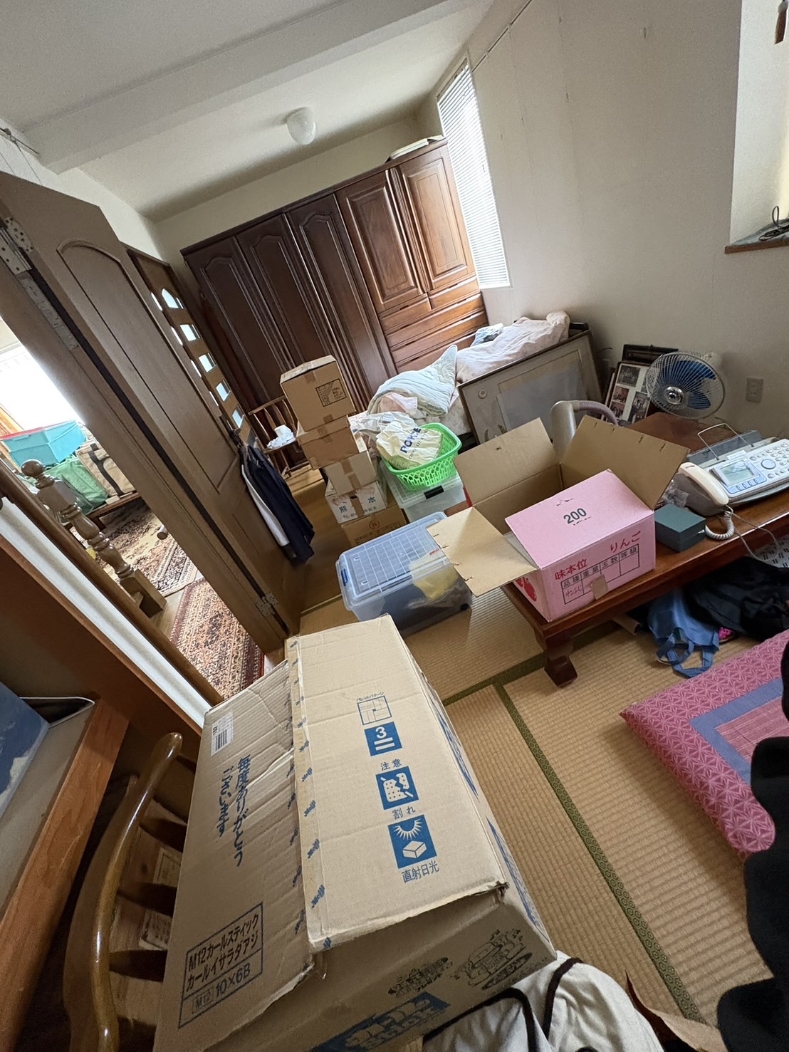 札幌市白石区の畳部屋の不用品回収前