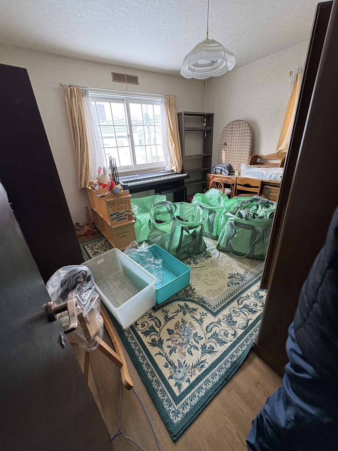 札幌市豊平区のリビングの不用品回収前