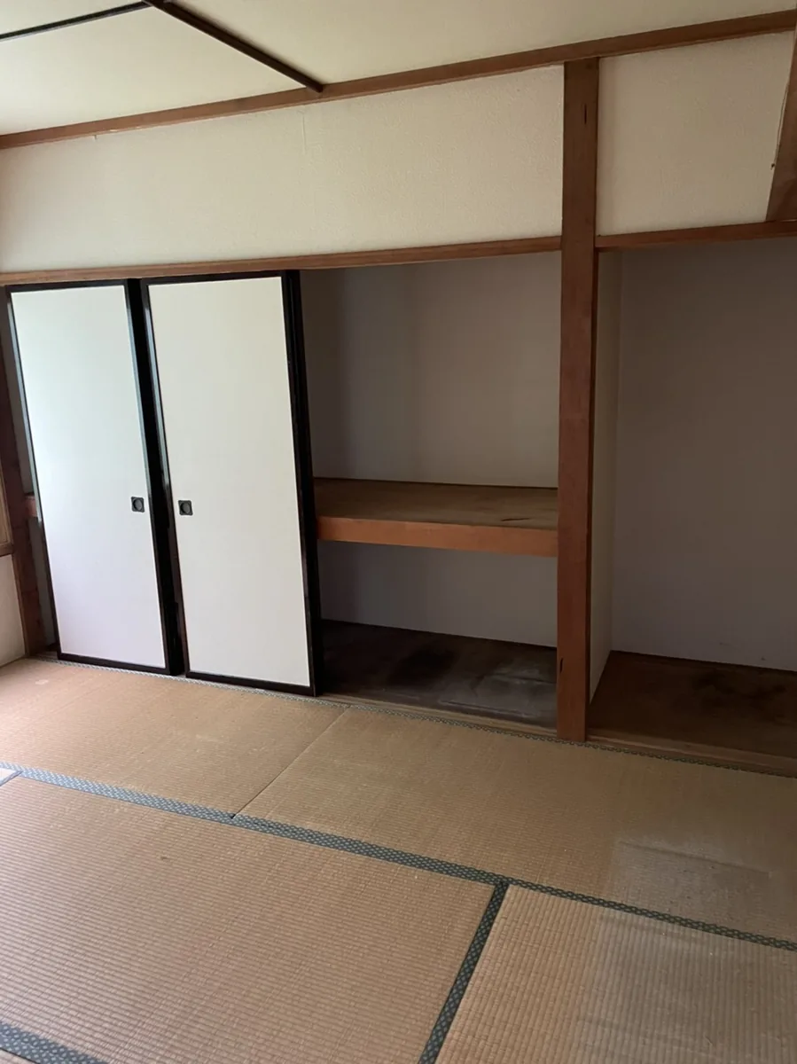 札幌市南区の遺品整理アフター - 和室の遺品を搬出し清掃完了