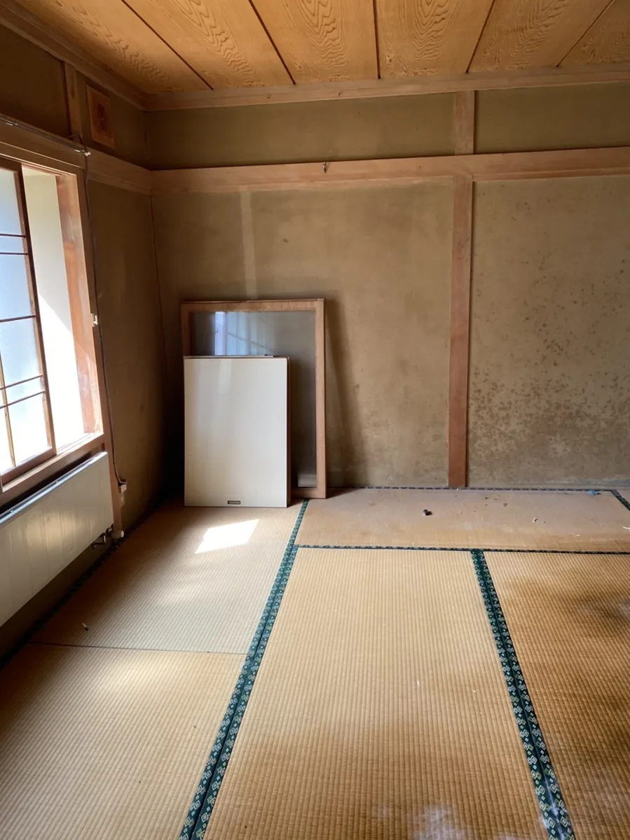 札幌市厚別区の寝室の不用品回収後（事例3）