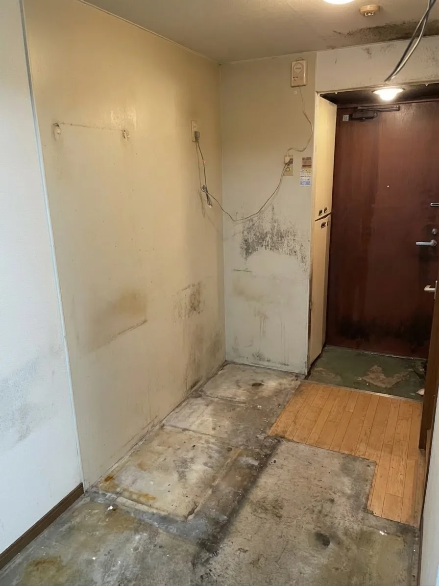 札幌市中央区3LDKマンションのキッチンの不用品回収後のきれいな状態