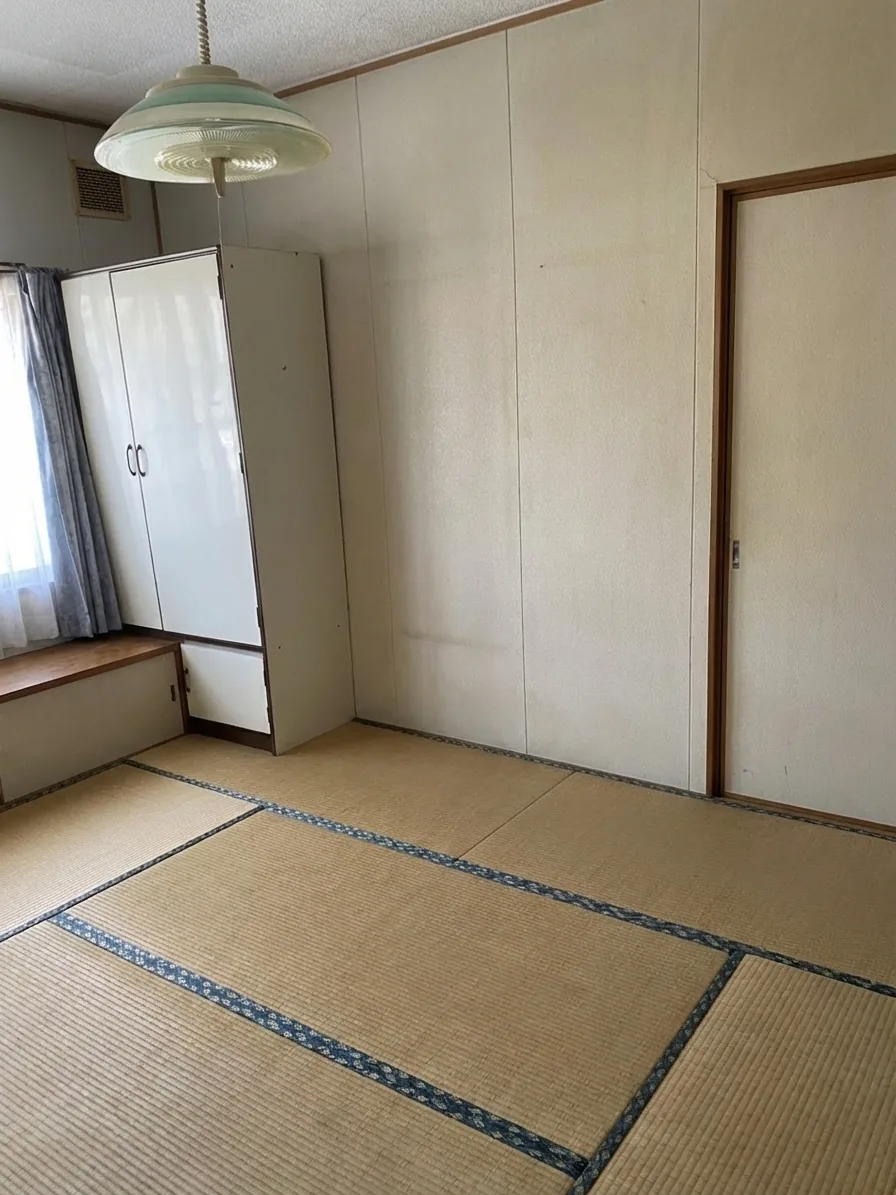 札幌市北区2LDKの寝室の不用品回収後のきれいな状態