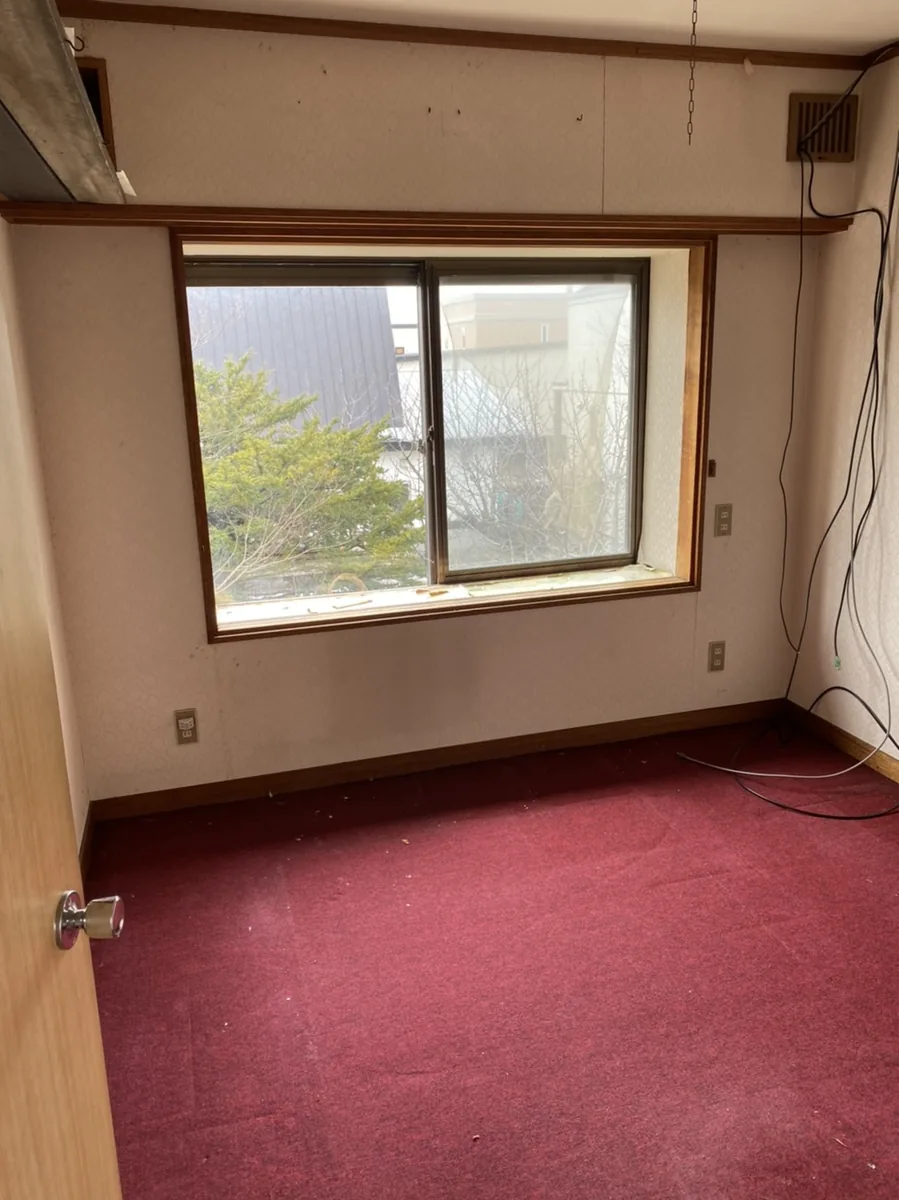 札幌市白石区の畳部屋の不用品回収後（事例3）