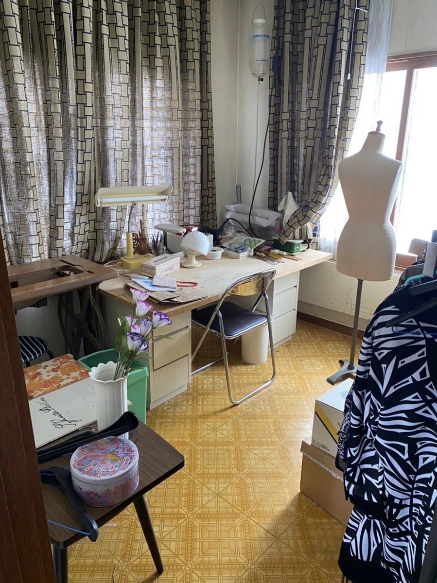 札幌市手稲区のキッチンの不用品回収前（事例2）